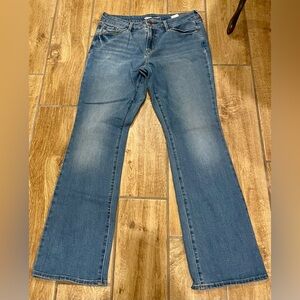 Old Navy Kicker Boot Cut Jeans, Size 10.